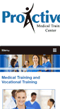 Mobile Screenshot of proactivemedicaltraining.com